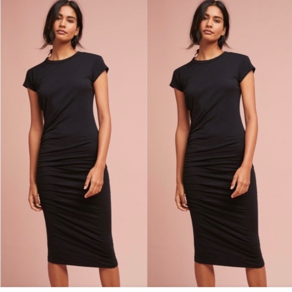 Elegant navy Midi Dress